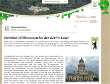 Tablet Screenshot of berlin-lese.de